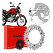Kit Coroa e Pinhão Honda CG 125 Fan 2009 a 2013 - Vaz