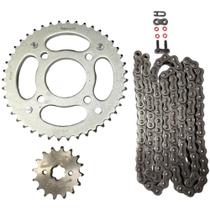 Kit coroa e pinhão Honda Cg 150 Fan 2009 a 2024 Nakata Kit coroa e pinhão Honda Cg 150 Fan 2009 a 2024 Nakata