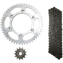 Kit coroa e pinhão Honda Crf 230F 2006 a 2018 Nakata