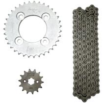 Kit coroa e pinhão Honda Pop 100 2007 a 2015 Nakata TM10155