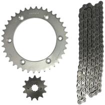 Kit coroa e pinhão Honda Xr 250 Tornado 2001 a 2008 Nakata