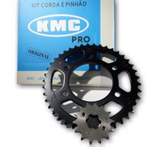 Kit coroa e pinhão KMC PRO HONDA BROS 160/ XRE 190 2015-19