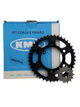 Kit coroa e pinhão peao KMC Pro FAZER 150 2014 à 2021