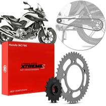 Kit Coroa e Pinhão Relação Transmissão Honda NC 700 2012 A 2015 Vaz Xtreme HCP0055T
