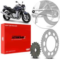 Kit Coroa e Pinhão Relação Transmissão Suzuki GSF Bandit 1250 2007 A 2009 Vaz Xtreme SCP0020T