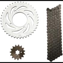 Kit coroa e pinhão Yamaha Crypton T115 2010 a 2016 Nakata Kit coroa e pinhão Yamaha Crypton T115 2010 a 2016 Nakata