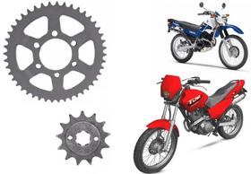 Kit Coroa E Pinhão Yamaha Xt Tdm 225 Todos Os Anos Aço 1045