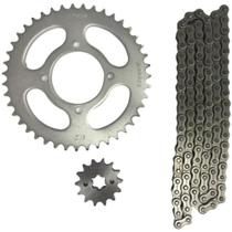 Kit coroa e pinhão Yamaha Ybr 125 2000 a 2002 Nakata TM10200