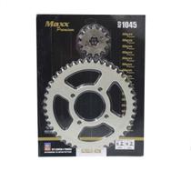 Kit Coroa e Pinhão Ybr 125/ Factor 125 03-14 Aço 1045 Maxx