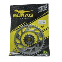 Kit Coroa Pinhao Durag 3452 Cb 650 F / Fa Z 15/42 Z 14-16Passo 525 Aço 1045 - Un