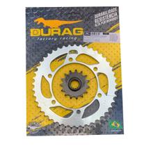 Kit Coroa Pinhão Durag Aço Xt 660r Tenere 660z 15x45