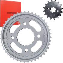 Kit Coroa Pinhão Honda Cg Titan 150/ Fan 150/ Mix 150/ Job-Cargo 150 2004 a 2015 Reforçado Vaz Kit Coroa Pinhão Honda Cg Titan 150/ Fan 150/ Mix 150/ Job-Cargo 150 2004 a 2015 Reforçado Vaz