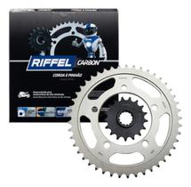 Kit Coroa Pinhão Riffel Carbon S1000 R (13-19) S1000 RR (12-18)