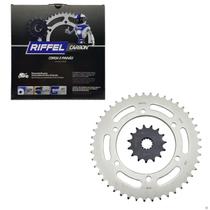 Kit Coroa Pinhão Riffel Carbon Xt 660R Xt 660X Xtz 660Z