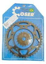 Kit coroa/pinhao suzuki gsxr 1000 srad 07-08 (43x17) coser