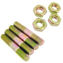 Kit Coroa Prisioneiro Com Porca Biz 100 Biz 125 4 Peças