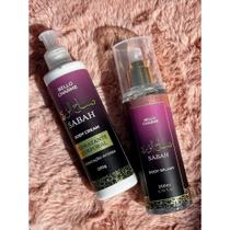Kit Corporal Árabe Sabah Body Splash + Creme Hidratante Perfumação Sofisticada