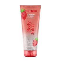 Kit Corporal Body Splash Creme Sabonete e Esfoliante Morango - Dermachem
