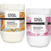 Kit corporal creme redumodel oligovita rosa mosqueta dágua natural Kit corporal creme redumodel oligovita rosa mosqueta dágua natural