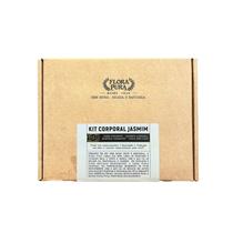 Kit corporal de jasmim-590g-linha flora- flora pura