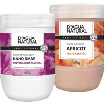 Kit corporal esfoliante apricot forte creme massagem dmae dágua natural Kit corporal esfoliante apricot forte creme massagem dmae dágua natural