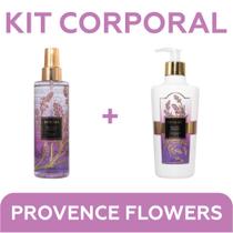 Kit Corporal - Provence Flowers (Body Splash + Loção Corporal) - Dorah Beauty & Wellness