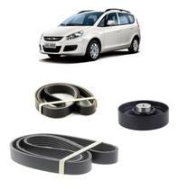 Kit Correia Alternador Direção e Rolamento Jac J6 2.0 16v