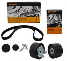 Kit correia dentada 1 correia/ 1 polia/ 1 tensor livina clio duster kangoo logan megane sandero scenic ct1126k1