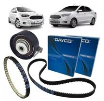 Kit Correia Dentada + Correia Bomba Óleo + Tensor Original Ka 1.0 12v 3cc 2014 a 2021