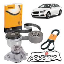 Kit Correia Dentada Cruze 1.8 16v Bomba D' Água Junta Poly V