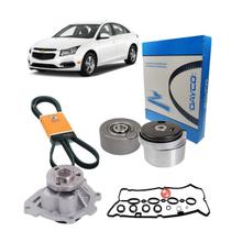 Kit Correia Dentada Cruze 1.8 16v Junta Poly V Bomba D' Água