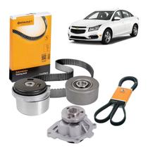 Kit Correia Dentada Cruze 1.8 2013 2014 Bomba D'água Poly v