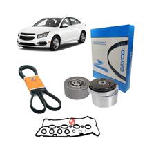 Kit Correia Dentada Cruze 2011 2012 1.8 Poly V Junta Tampa