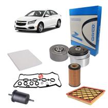 Kit Correia Dentada Cruze 2015 1.8 16v Junta Tampa Filtro