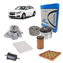 Kit Correia Dentada Cruze 2017 1.8 16v Bomba D'água Filtro