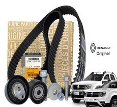Kit Correia Dentada Duster Oroch 2.0 16v Completo Original com Polia Auxiliar Tensor Parafusos