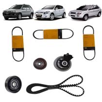 Kit Correia Dentada e Auxiliar Hyundai I30 Tucson 2.0 16v