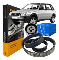 Kit correia dentada e tensor fiat uno fire 1.0 8v ate 2009