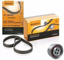 Kit Correia Dentada e Tensor: Fiat Uno, Palio, Siena e Weekend 1.0 8V FIRE CT1049K2 - CONTINENTAL CONTITECH