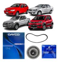 Kit Correia Dentada e Tensor Palio Uno Strada Siena Doblo Fiorino Grand Siena Idea Punto 2009 a 2024