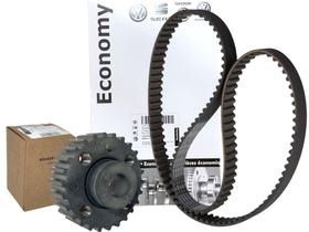 Kit Correia Dentada + Engrenagem Virabrequim Parati Gol 1.0 8v 1997 a 2014 G2 G3 G4 Kombi 1.4 Flex