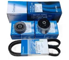 Kit correia dentada para gm cruze acompanha tensor e rolamento da correia serve em sonic e tracker 2012 2013 2014 2015 2016