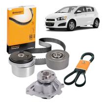 Kit Correia Dentada Sonic 1.6 2014 Bomba D'água Poly v