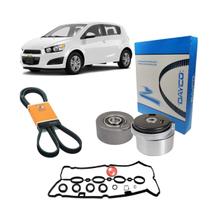 Kit Correia Dentada Sonic 2012 2013 1.6 Poly V Junta Tampa