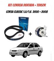 Kit correia dentada + tensor Corsa Classic 1.0/1.6 2000 - 2008 - DAYCO E AUTHOMIX