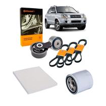 Kit Correia Dentada Tucson 2.0 16v 2014 Filtro Cabine Óleo