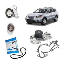 Kit Correia E Bomba Agua Hyundai Santa Fe 2.7 V6 06 07 08 09