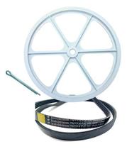 Kit Correia Polia Agitador Tanquinho Colormaq Lcm Lcb Lcs - Peças de Reposição para Lavadora