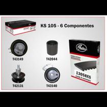Kit correia sincronizadora Vw Polo 2003 a 2005 Gates KS105 Kit correia sincronizadora Vw Polo 2003 a 2005 Gates KS105