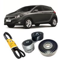 Kit Correia Tensor Polia Hyundai Hb20 1.6 16v 2013 Em Diante